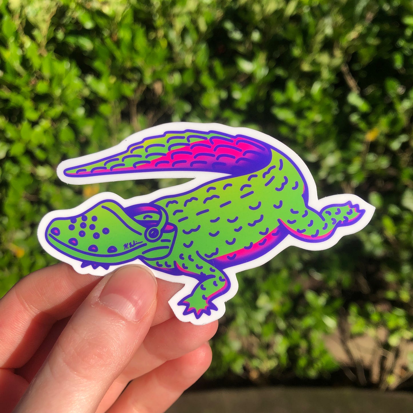 Crocodile Sticker