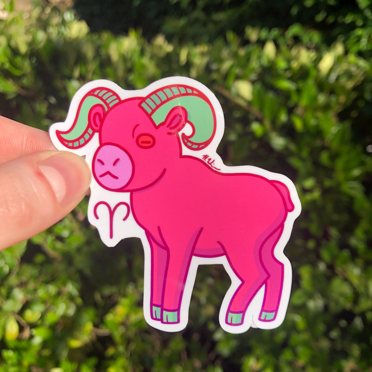 Aries Astrology Sticker