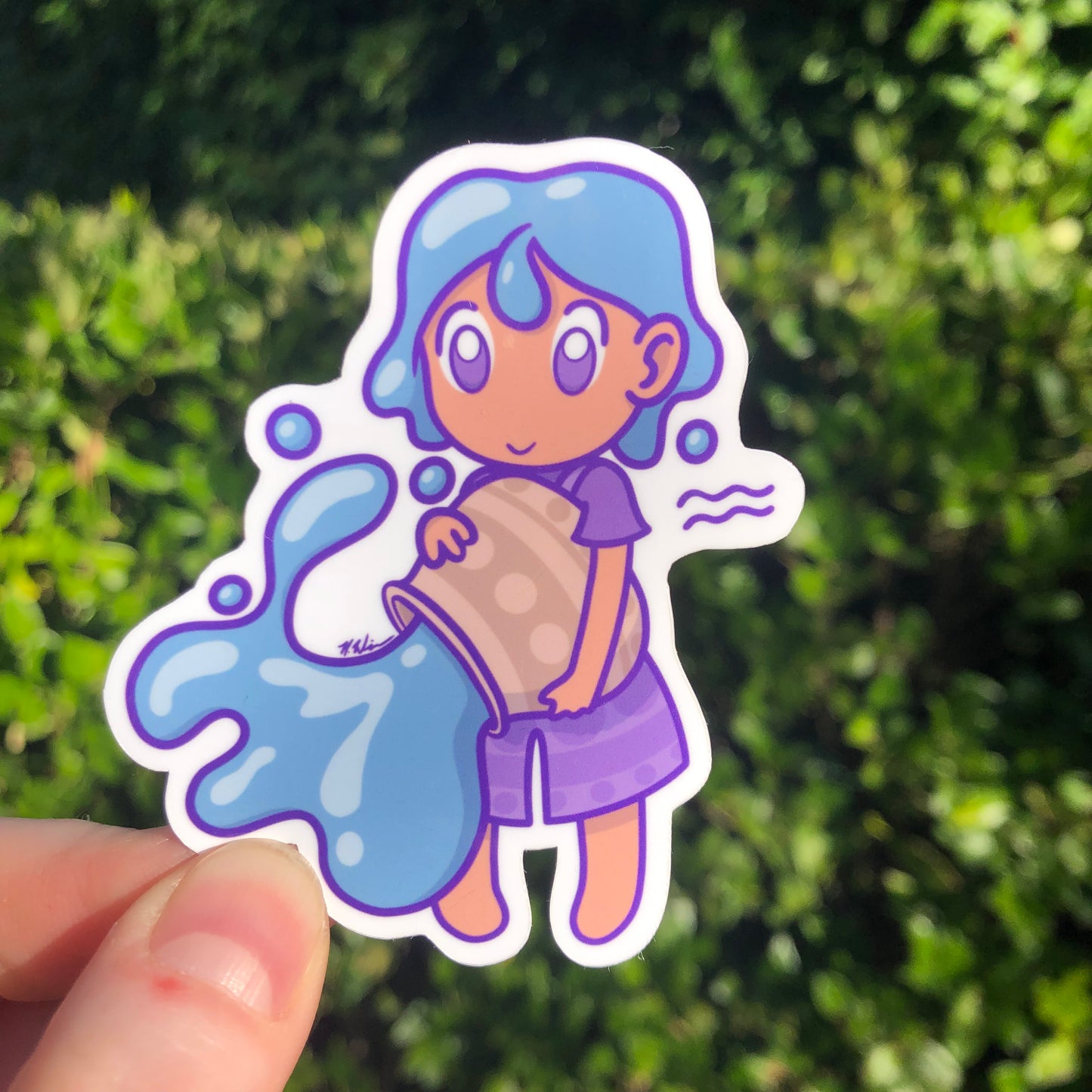 Aquarius Astrology Sticker