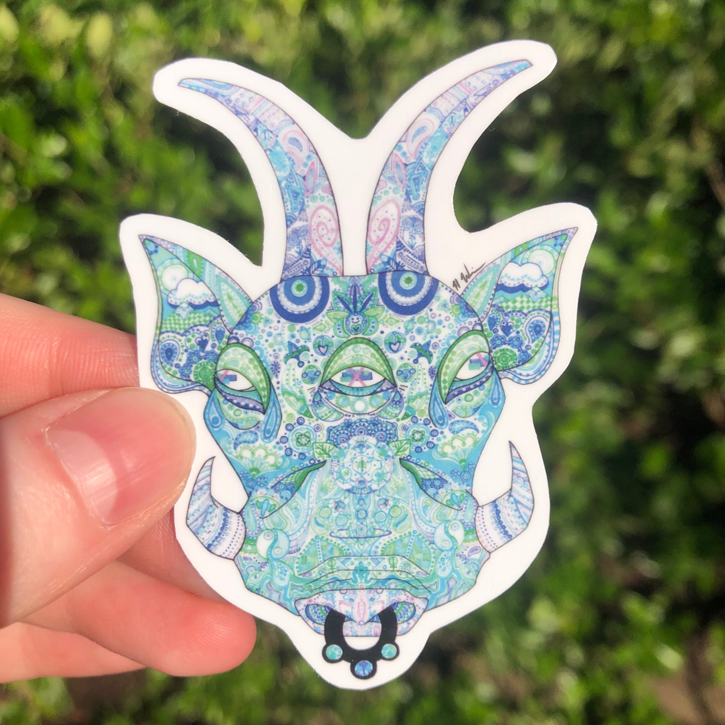 Boar Goat Sticker
