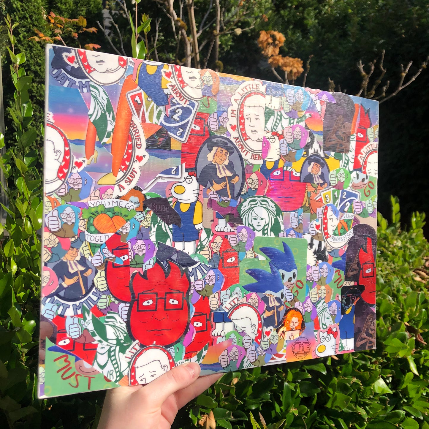 Sticker Glitch Collage #001