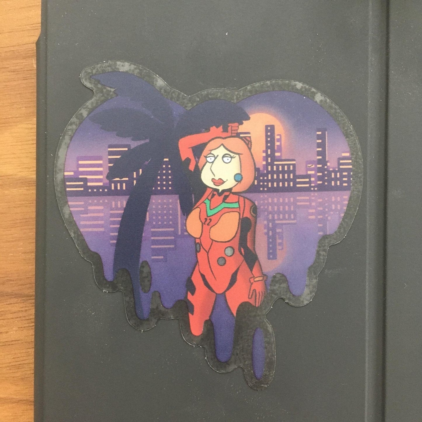 Transparent Robot Hero Sticker